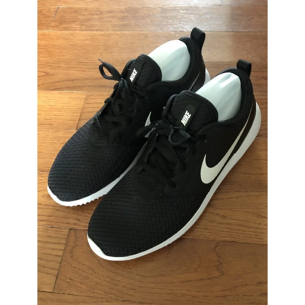 Nike Roshe G Golf Shoes Black White CD6065-001 Men's SZ 11 Worn Once EUC